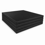 Tatame Olímpico Profissional 2x1m 45mm Preto - pilha de placas (45 mm)