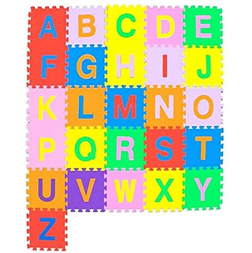 Tapete tatame infantil em EVA alfabeto