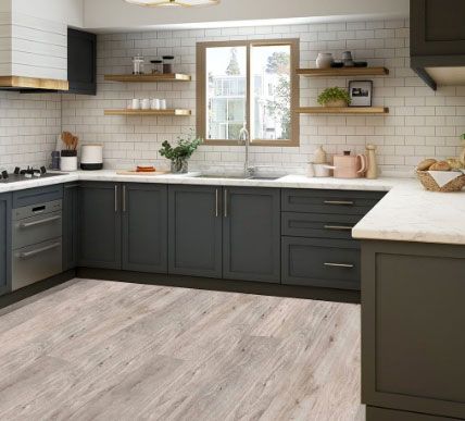 piso vin&iacute;lico colado