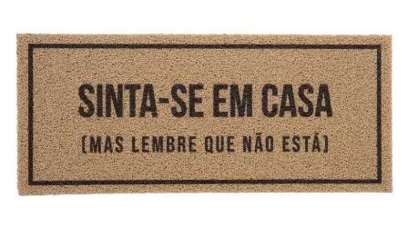capacho personalizado frases