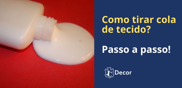como tirar cola de tecido passo a passo