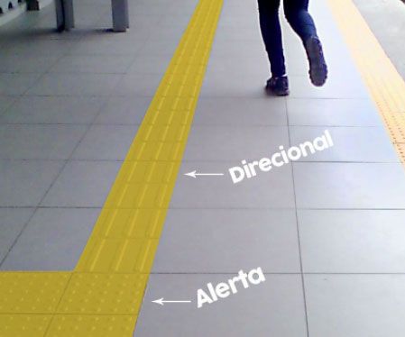 diferença entre piso tátil e piso alerta