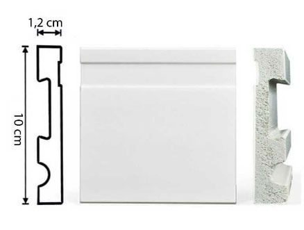 rodap&eacute; para piso laminado